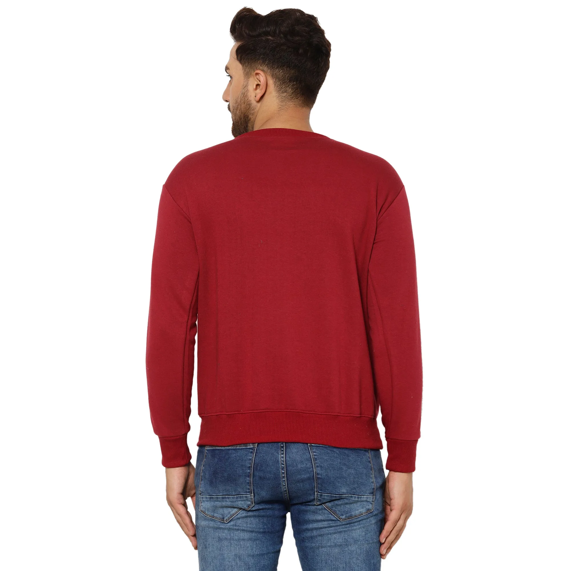 Vimal Jonney Fleece Round Neck Sweatshirt for Men