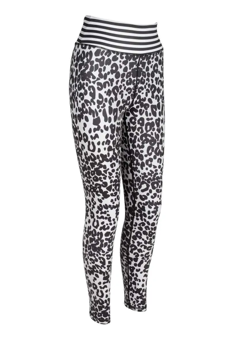 Wild Child High Waisted Animal Print Yoga Leggings