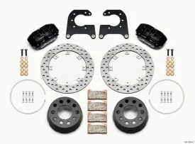 Wilwood Dynapro Lug Mount Single Rear Dynamic Kit SA Drilled 58-64 Olds/Pont .690in Studs