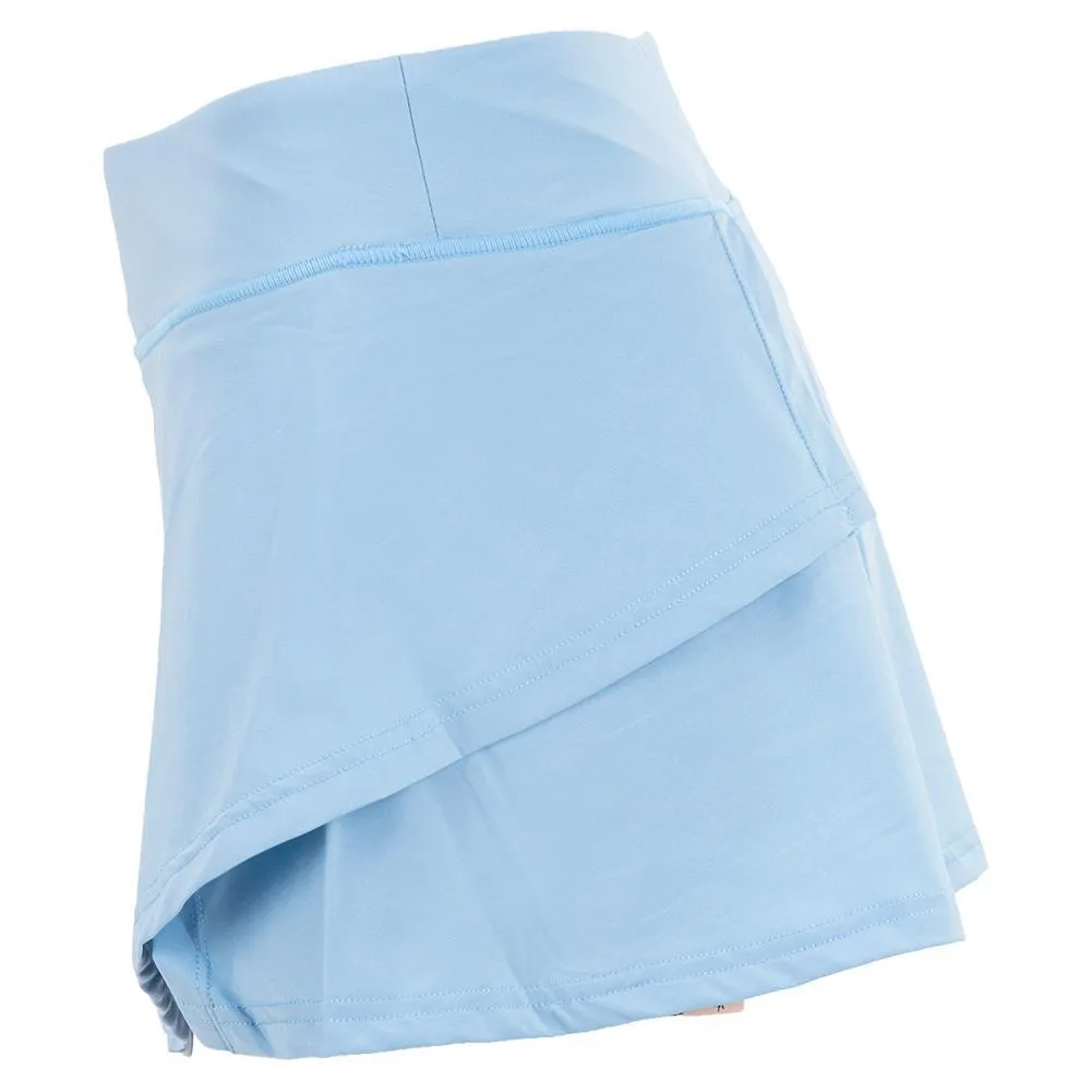 Women's Wild Card 12.5 Inch Tennis Skort Dusk Blue and Moonlight